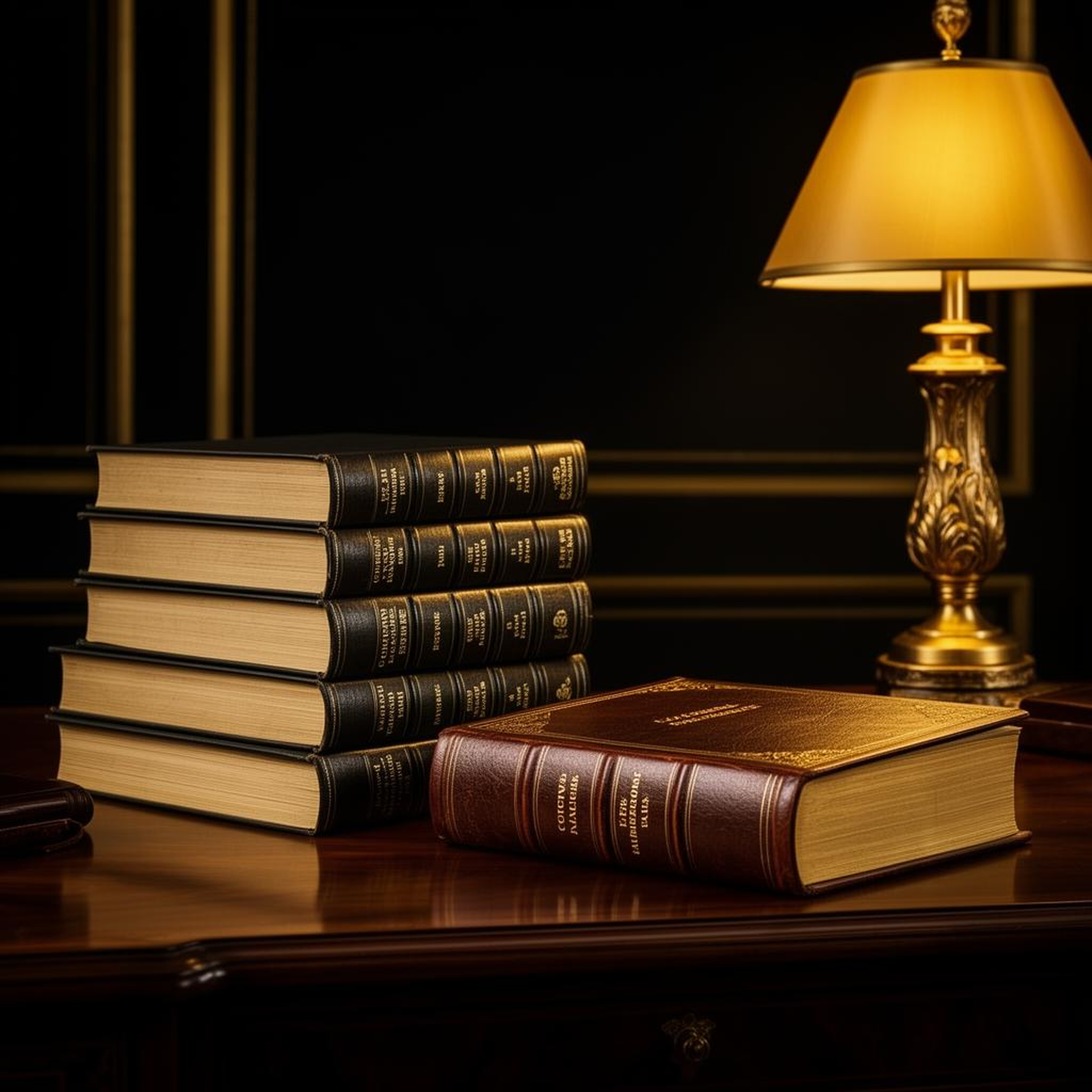Law books