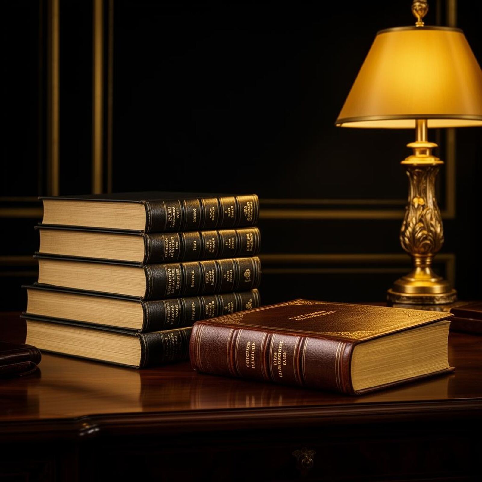 Law books
